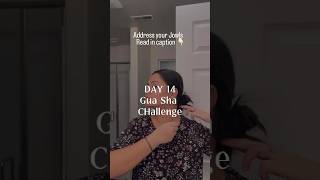 Day 14 of 30 days of GUA SHA challenge for face #guasha #glassskin #glassskinchallenge