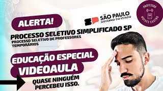 Processo seletivo simplificado de professores SP: Quase ninguém percebeu isso até agora.