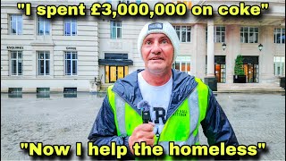 Liverpool man spent £3,000,000 on coc@!n , now he helps the homeless