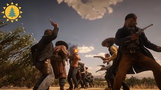 RED DEAD REDEMPTION 2 | NPC Gang War & NPC Duel & NPC Fight 44 | Gunslingers of The Old West