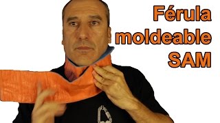 Férula moldeable para inmovilización de cuello, brazo y tobillo