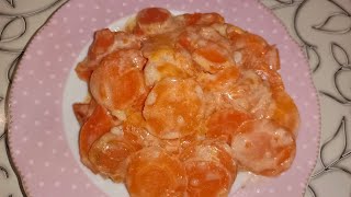 Морковь в молочно-сметанном соусе приятно удивит вкусом