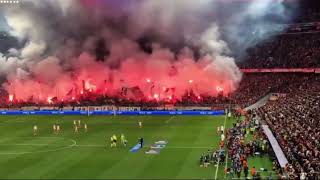 pyro Show von fc bayern fans