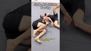 How To Set Up a Choke From Passing W/ @KyvannG #jiujitsu #martialarts #mma