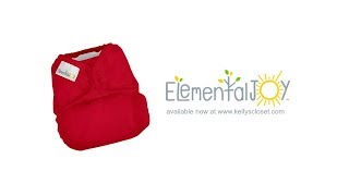 Elemental Joy One Size Pocket Diaper Review