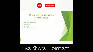 What are the ten reasons to use video conferencing? #videoconferencing @brightwayonlineeducation