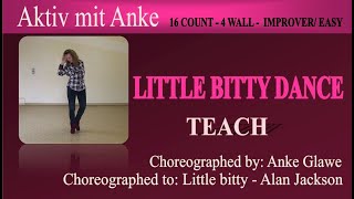 Little bitty dance  - Line Dance - Anke Glawe - teach and learn with Anke