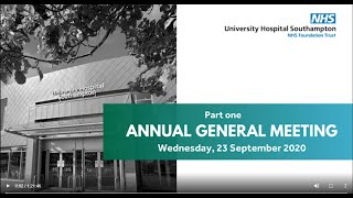 University Hospital Southampton -  AGM 2020