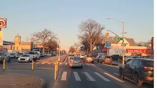 running down liverty avenue  in queens ny