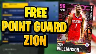 FREE PINK DIAMOND POINT GUARD ZION WILLIAMSON LOCKER CODE NBA 2K21 MYTEAM