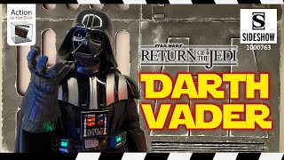 Darth Vader Return of the Jedi 1/6 Scale Figure Sideshow with Star Death Diorama 40th Anniversary