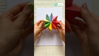 DIY Paper Craft || DIY for fun || Flower Craft🌻 #trending #art #viral #artandcraft #crafter