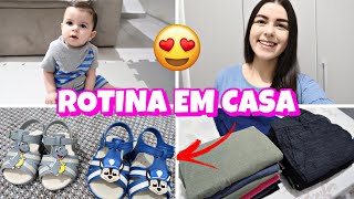 ROTINA EM CASA 🤩 + FUI BUSCAR A MINHA MÃE + PRESENTE PARA O BABY, NOITE DA PIZZA 😍