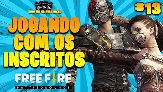 [🔴 LIVE] FREE FIRE JOGANDO COM OS INSCRITOS E SORTEIO em breve?