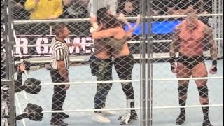 Jey Uso and Sami Zayn Ucey handshake!! - WWE Survivor Series WarGames