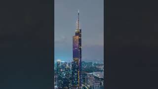 China's skyline drone shots #trending #travel #china #shorts