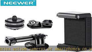 NEEWER Phone Holder / Hot Shoe Mount Adapter Kit Compatible with Action Camera GoPro Hero 11 10 9 8