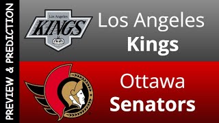 Los Angeles Kings vs Ottawa Senators Preview & Prediction