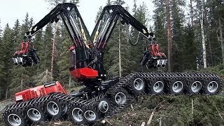 Heavy Dangerous Large Work Tractor Chainsaw Wood Machines, Fastest Extreme Technology Tree -2017