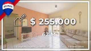 Apartamento com 2 dormitórios à venda, 62 m² por R$ 255.000,00 - Vila Hortolândia - Jundiaí/SP