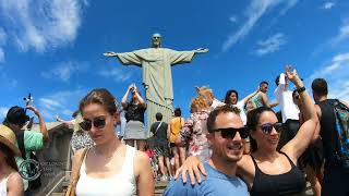 The Statue of Christ the Redeemer, a day packed of tourists! 📸🌎HOW TO GET THERE!🚋