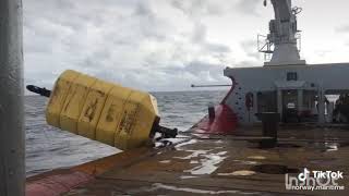 Seaman at anchor handling Vessel, Work At The PORT #seafear #Shorts