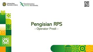 Panduan Pengisian RPS oleh Operator Prodi