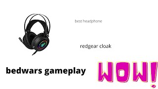 i got a new headphone (redgear cloak) @aditya_playz