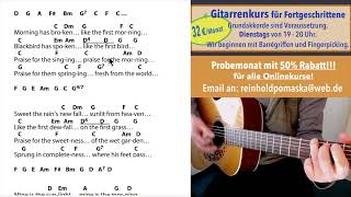 Morning Has Broken - Cat Stevens, Cover, Chords, Lyrics - Play Along!