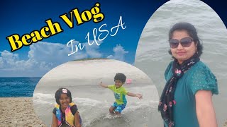 Beach vlog in USA l Telugu vlogs in USA l Madhudarshini