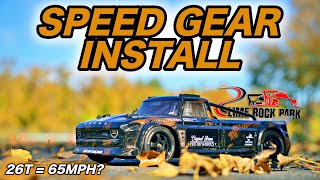 How To: Remove Motor/ Pinion/ Spur Gear from Arrma 3S BLX Vendetta - 26T Speed Pinion Speed Run