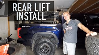 2022 Tundra Rear Lift Install Tutorial | DIY | Cornfed Spacer