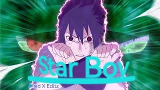 Sasuke Star Boy remake [Alight Motion Free Preset?]