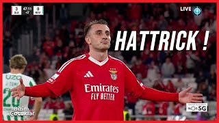 Kerem Aktürkoğlu Rio Ave'ye Karşı Muhteşem Performans - Hattrick Attı!