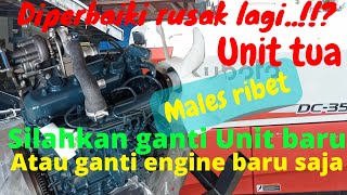 PERMASALAHAN COMBINE TUA ‼️ GANTI ENGINE SAJA ATAU GANTI COMBINE BARU⁉️ ( simak deskripsi )