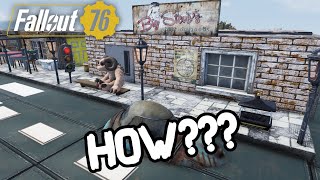 Fallout 76 CAMP Tutorial - How To Build Rooftop billboards