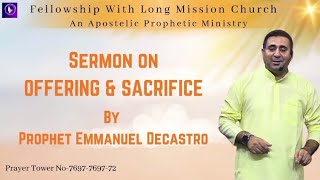 SERMON-OFFERING AND SACRIFICE