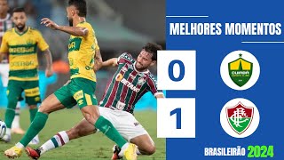 CUIABÁ 0 x 1 FLUMINENSE | GOLS E MELHORES MOMENTOS | 18ª RODADA BRASILEIRÃO 2024