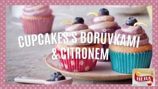 Cupcakes s borůvkami a citrónem