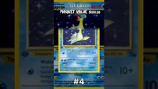 TOP 10 FOSSIL SET POKEMON CARDS!! short!