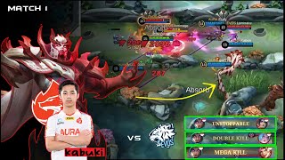 REKT: "season ini bukan era evos tapi era tim AURA FIRE" EVOS Legends vs Aura FIre Match 1 MPL ID s9