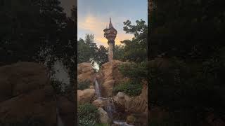 Disney's Tangled Tower I See The Light | Disney Sunset | 30 seconds of Zen #disneyshorts