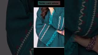 tassel lace design for dresses   #trending #latest #fashion #designs #easy #lace #lacedesign #tassel