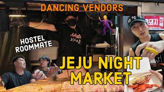 JEJU NIGHT MARKET + My Taiwanese Roommate | Jeju Korea Vlog