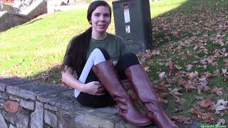 Upcycle Shoes: Jamie riding boots (SOLD)