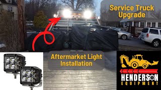 Installing Aftermarket Lights on my Service Truck