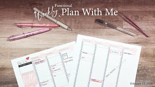 Weekly Functional Plan With Me |  February 12, 2024