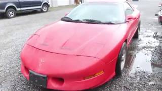 1993 trans am walk around and cold start UNCUT