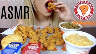 ASMR Popeyes shrimp (Whispering) | Eating Show | EatWithJas91