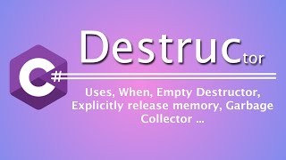 C# - Interview Questions & Answers - Destructor -What is a destructor?